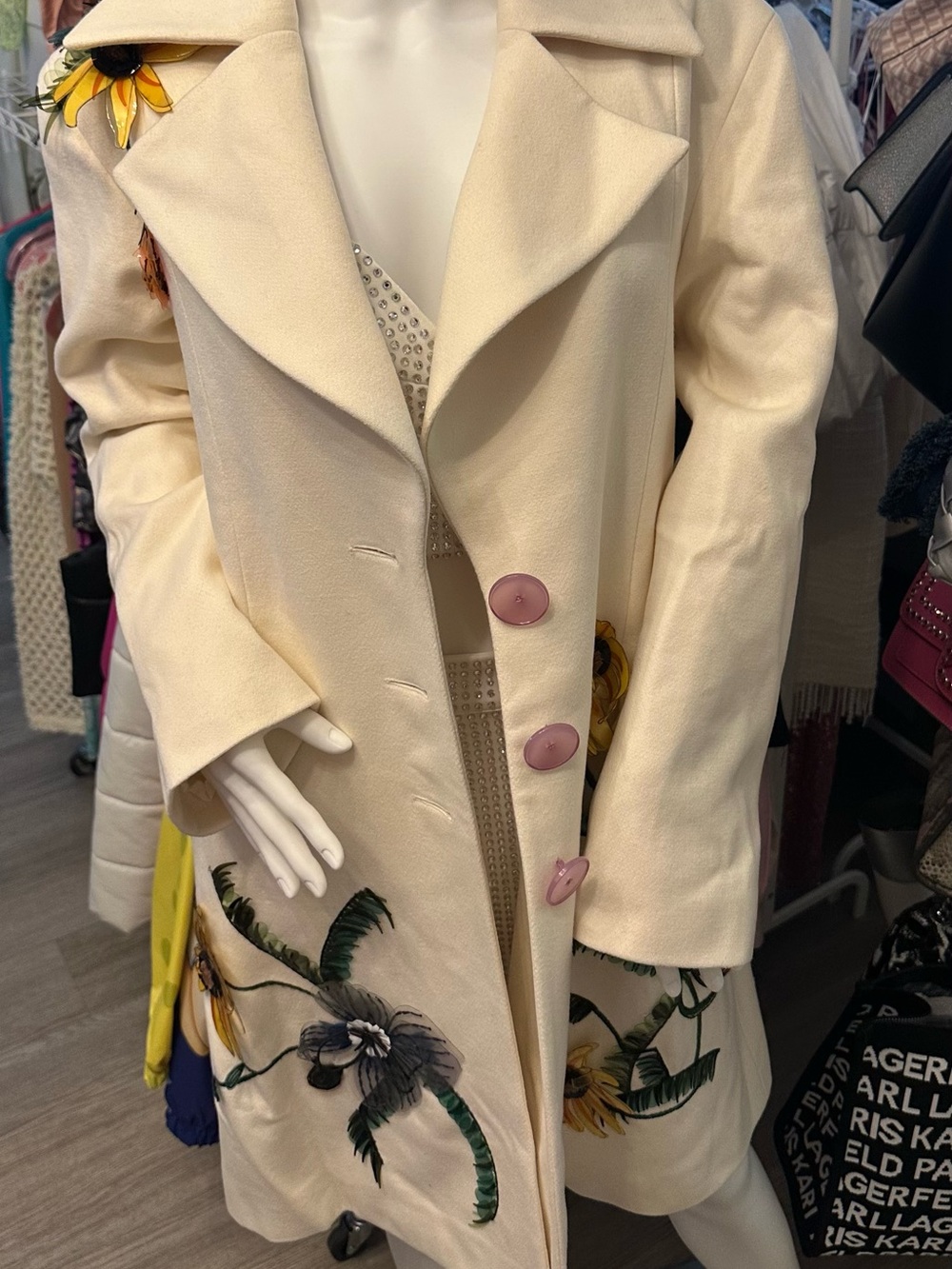 Carolina Herrera wool coat US 8 - Picture 6 of 9